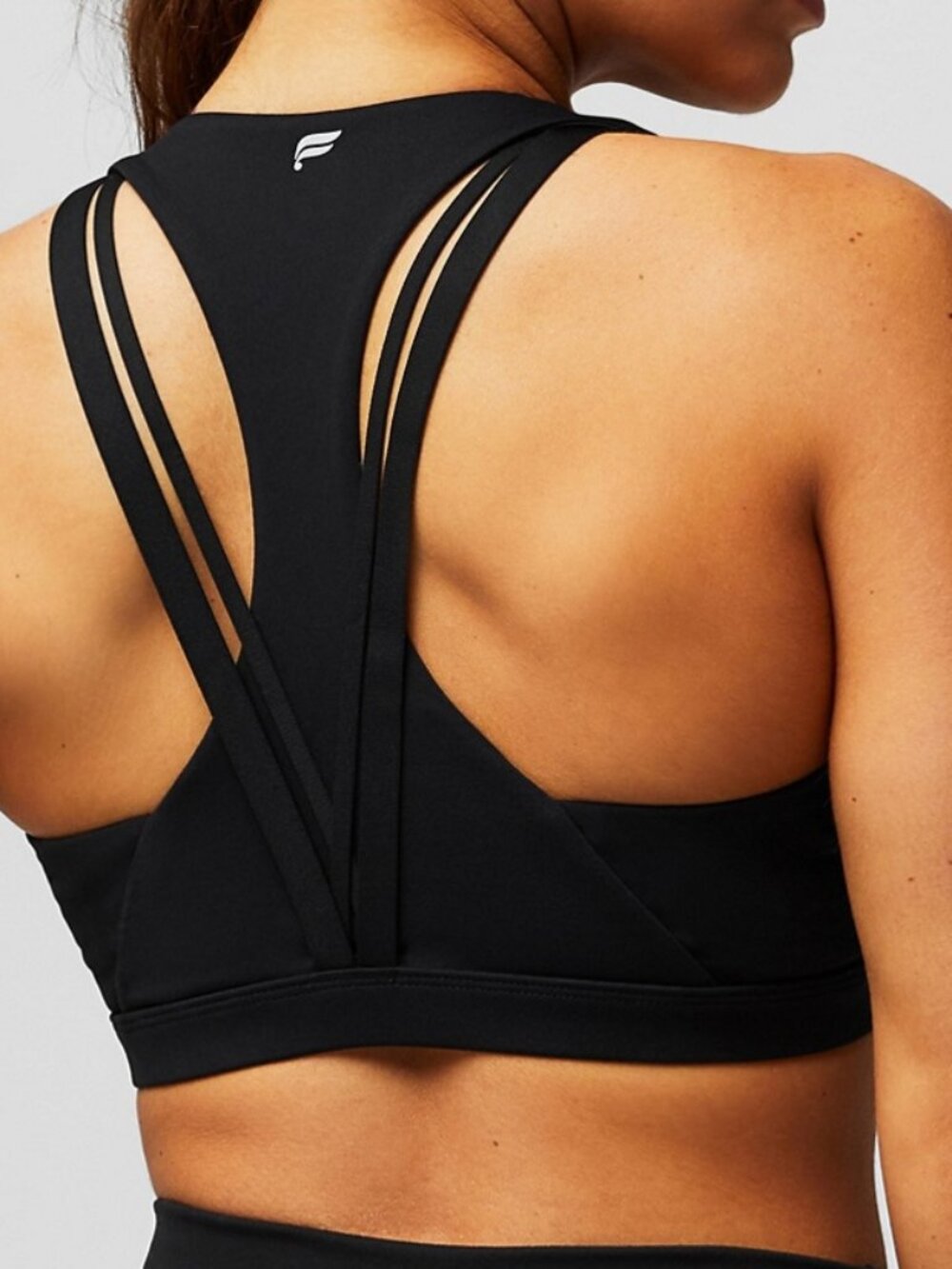FABLETICS Women's XL 12-14 ONYX MEDIUM IMPACT BOOST SPORTS BRA NWT